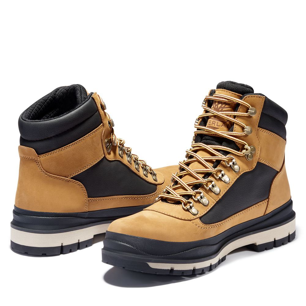 Botas de Nieve Timberland Hombre Field Trekker Waterproof Marrones/Negras - Chile NUV-489205